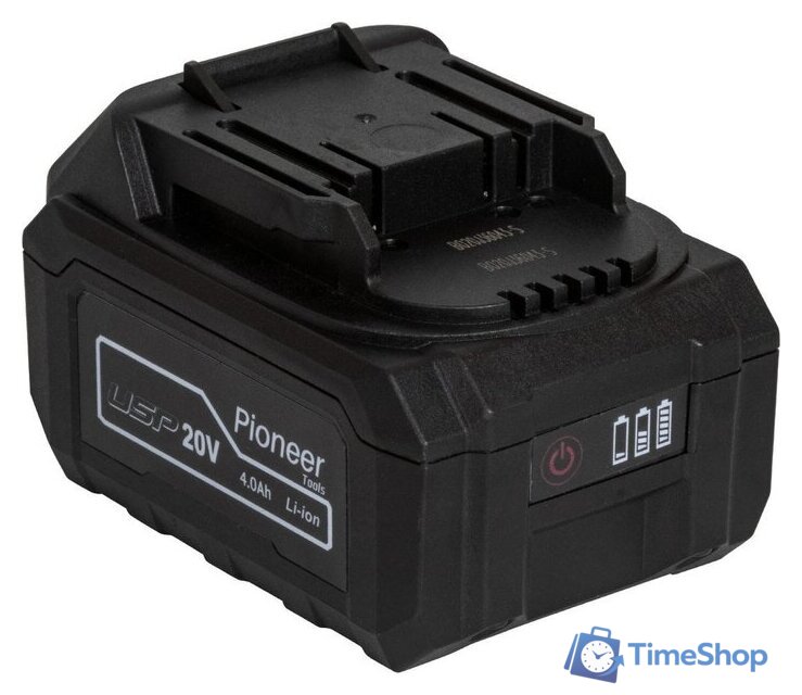 Угловая шлифмашина Pioneer Tools Master AG-M20V-125-01B USP (с 1-им АКБ, кейс) - Изображение №7 — Интернет-магазин Time-Shop