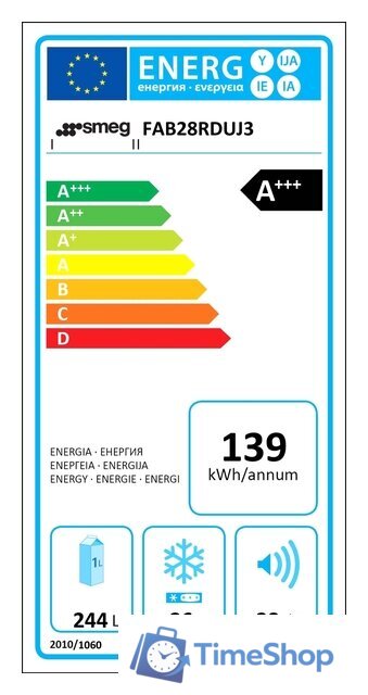 Однокамерный холодильник Smeg FAB28RDUJ3 - Изображение №5 — Интернет-магазин Time-Shop