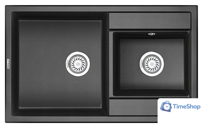 Кухонная мойка Granula GR-8201 (черный) - Изображение №1 — Интернет-магазин Time-Shop