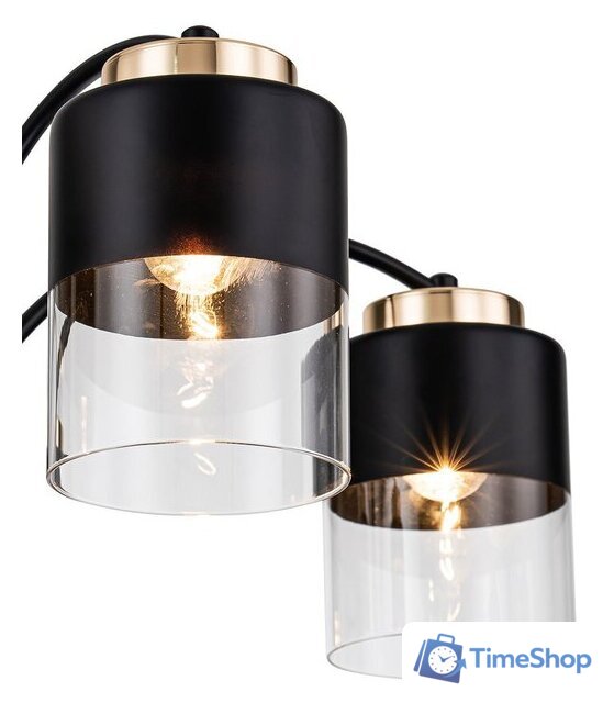 Люстра средней высоты Escada 2121/5P (черный/золото) - Изображение №3 — Интернет-магазин Time-Shop