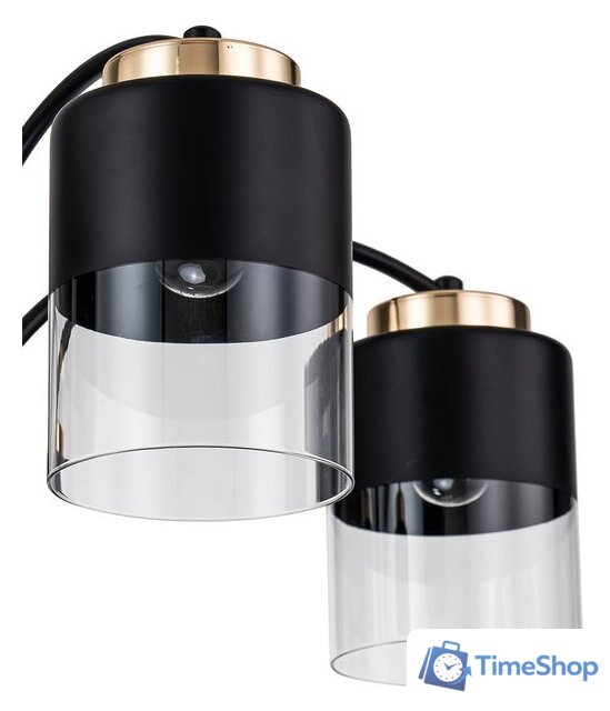 Люстра средней высоты Escada 2121/5P (черный/золото) - Изображение №4 — Интернет-магазин Time-Shop