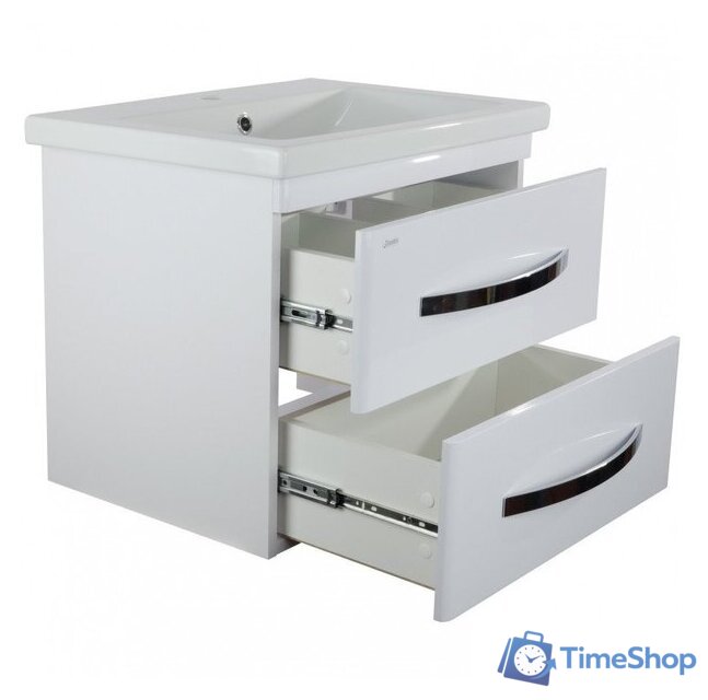  Doratiz Тумба под умывальник Doratiz Экватор 60 9912.808 (белый) - Изображение №2 — Интернет-магазин Time-Shop