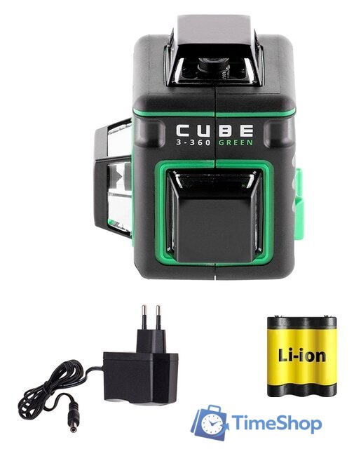 Лазерный нивелир ADA Instruments Cube 3-360 Green Basic Edition А00560 - Изображение №10 — Интернет-магазин Time-Shop