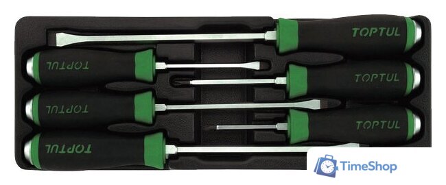 Набор отверток Toptul GAAT0601 6 предметов - Изображение №1 — Интернет-магазин Time-Shop