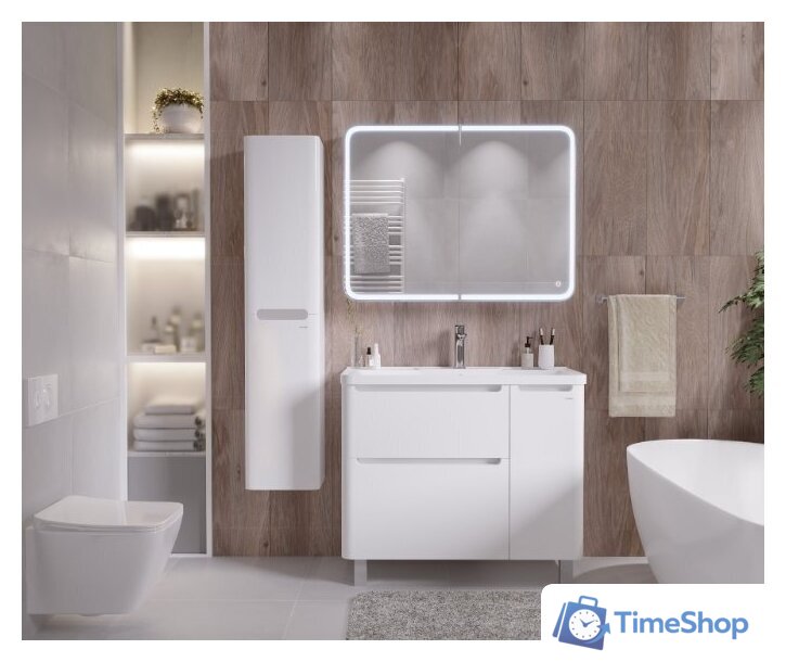  Grossman Тумба под умывальник Адель 90 см напольная (белый) - Изображение №3 — Интернет-магазин Time-Shop