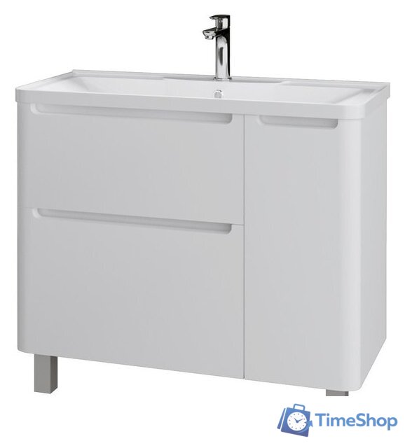  Grossman Тумба под умывальник Адель 90 см напольная (белый) - Изображение №1 — Интернет-магазин Time-Shop