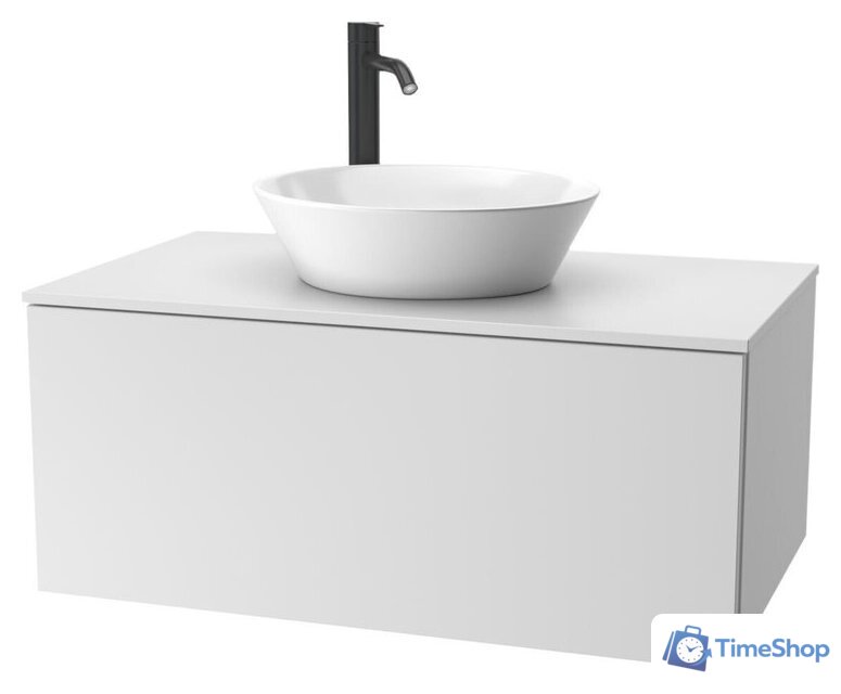  ЗОВ Тумба под умывальник Кито 60 K60LW0MWMC-KP13W (белый/белый матовый) - Изображение №1 — Интернет-магазин Time-Shop