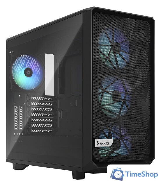 Корпус Fractal Design Meshify 2 RGB Black TG Light tint FD-C-MES2A-06 - Изображение №1 — Интернет-магазин Time-Shop