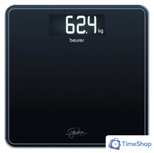 Напольные весы Beurer GS 400 SignatureLine (черный) - Изображение №2 — Интернет-магазин Time-Shop