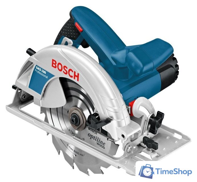Дисковая (циркулярная) пила Bosch GKS 190 Professional [0601623000] - Изображение №1 — Интернет-магазин Time-Shop