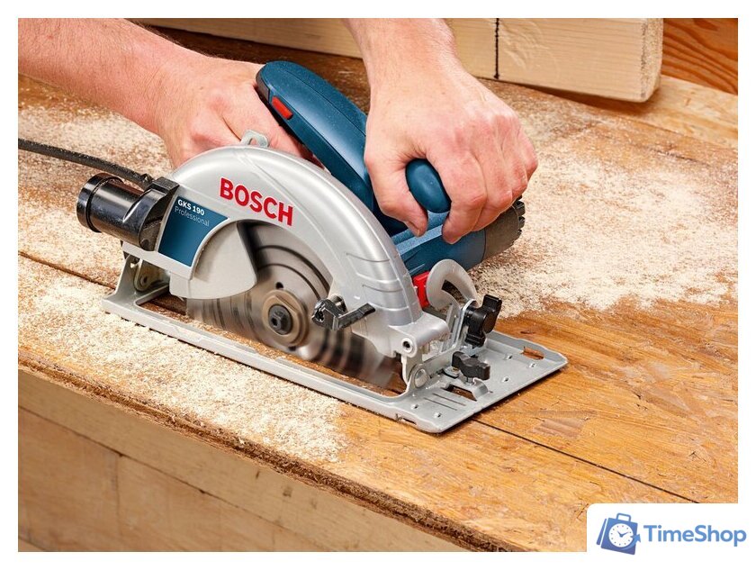 Дисковая (циркулярная) пила Bosch GKS 190 Professional [0601623000] - Изображение №4 — Интернет-магазин Time-Shop