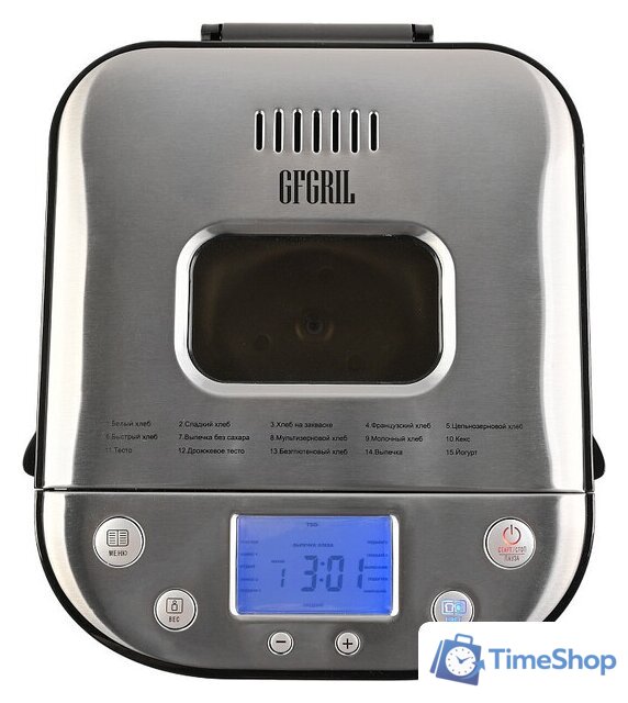 Хлебопечка GFgril GFB-5000 - Изображение №9 — Интернет-магазин Time-Shop