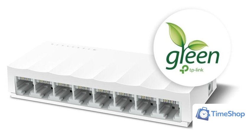 Неуправляемый коммутатор TP-Link LS1008 - Изображение №2 — Интернет-магазин Time-Shop