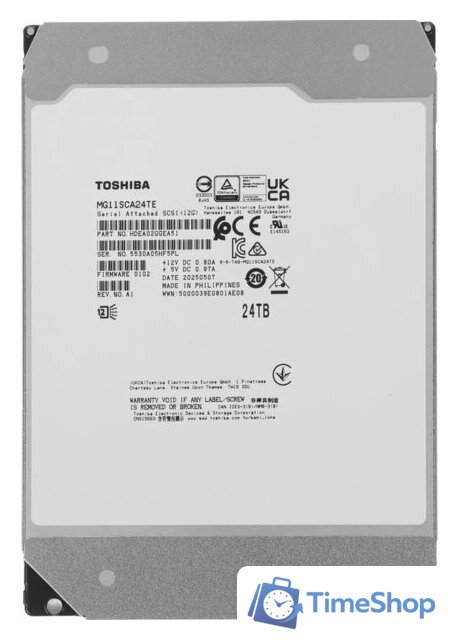 Жесткий диск Toshiba MG11 24TB MG11SCA24TE - Изображение №1 — Интернет-магазин Time-Shop