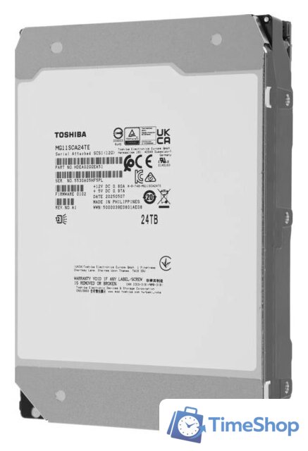 Жесткий диск Toshiba MG11 24TB MG11SCA24TE - Изображение №2 — Интернет-магазин Time-Shop