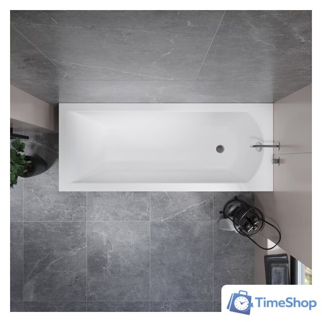 Ванна Lauter Amelia 180 21204080 (с ножками и сифоном 21Y11030 хром) - Изображение №10 — Интернет-магазин Time-Shop