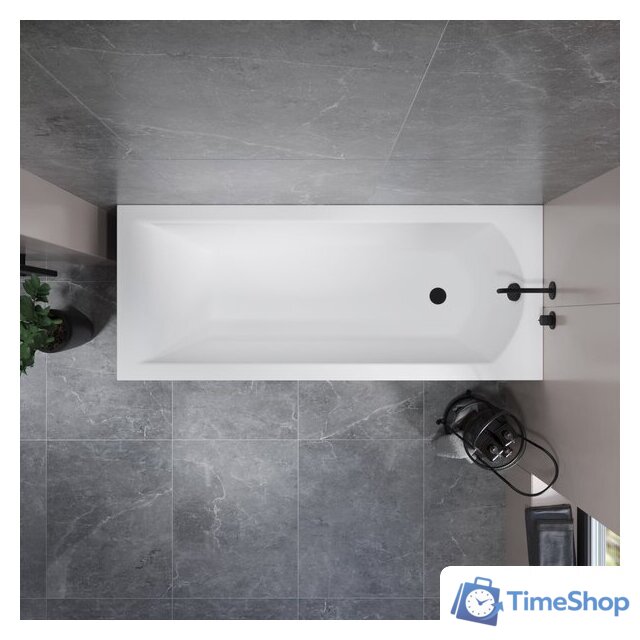 Ванна Lauter Amelia 180 21204080 (с ножками и сифоном 21Y11030 хром) - Изображение №20 — Интернет-магазин Time-Shop