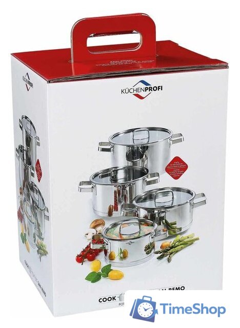 Набор кастрюль Kuchenprofi San Remo Cook 2390002804 - Изображение №2 — Интернет-магазин Time-Shop