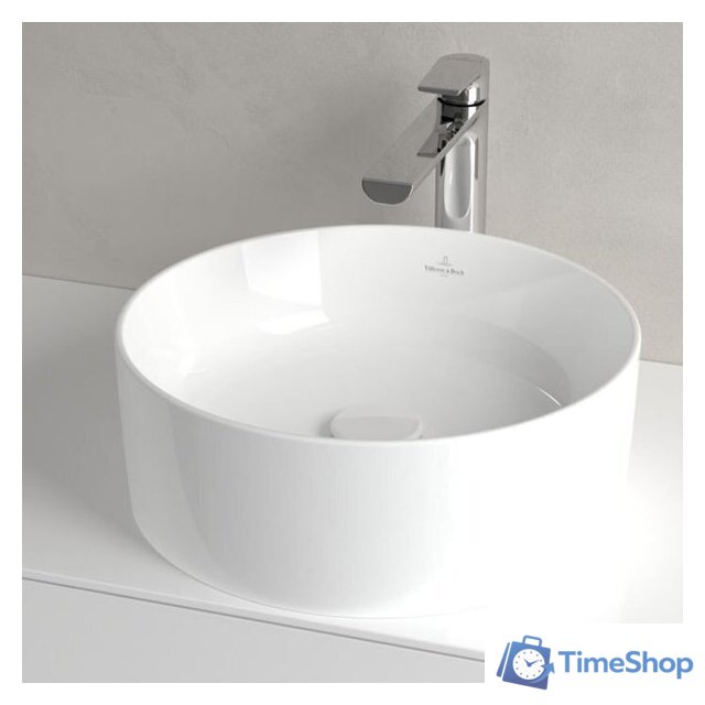 Умывальник Villeroy & Boch Collaro Ceramic Plus 4A1840R1 - Изображение №4 — Интернет-магазин Time-Shop