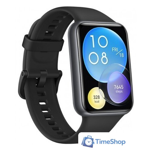 Умные часы Huawei Watch FIT 2 Active международная версия (полночный черный) - Изображение №2 — Интернет-магазин Time-Shop