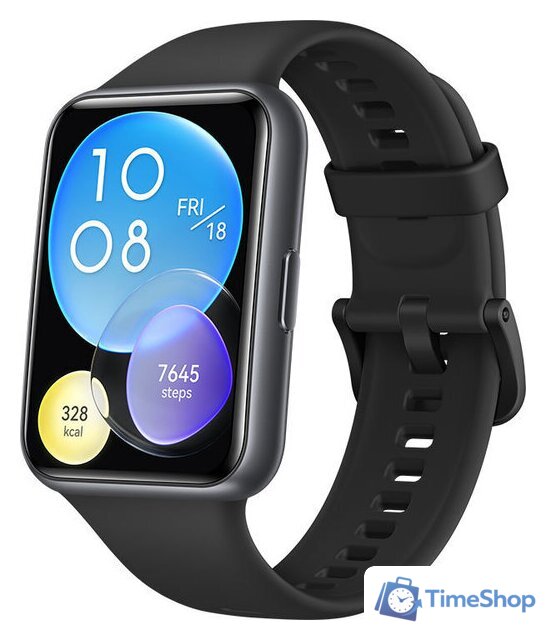 Умные часы Huawei Watch FIT 2 Active международная версия (полночный черный) - Изображение №1 — Интернет-магазин Time-Shop
