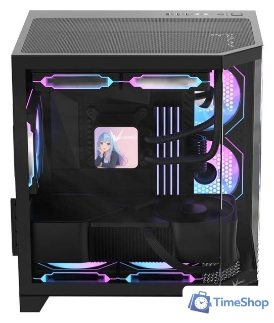 Корпус Formula Crystal Z6M Floe (черный) - Изображение №4 — Интернет-магазин Time-Shop