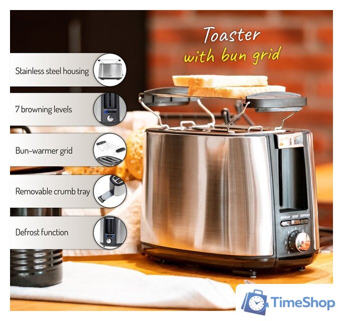 Тостер Adler AD 3214 - Изображение №9 — Интернет-магазин Time-Shop