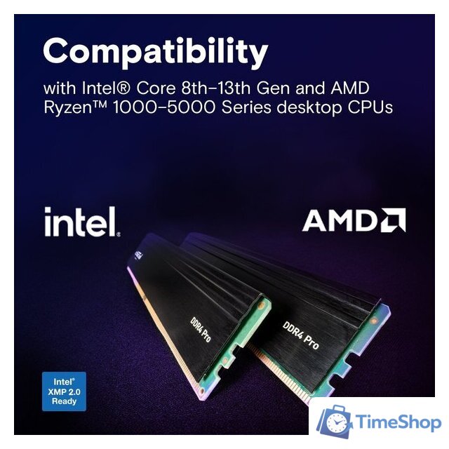 Оперативная память Crucial Pro 16ГБ DDR4 3200 МГц CP16G4DFRA32A - Изображение №4 — Интернет-магазин Time-Shop