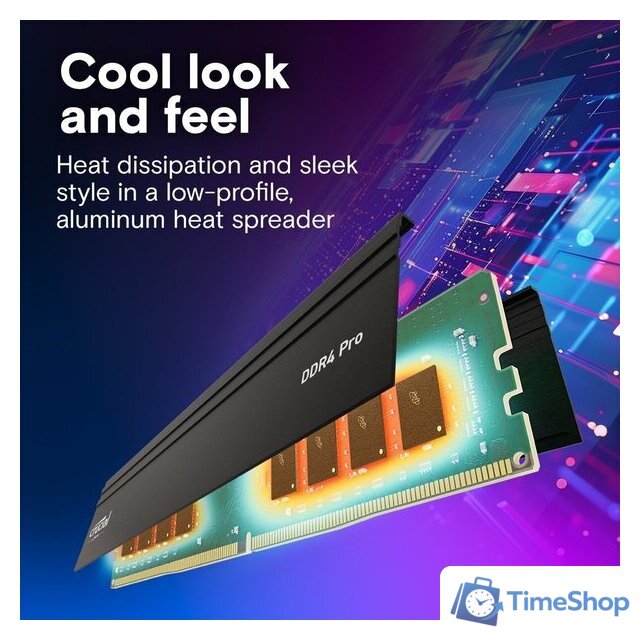 Оперативная память Crucial Pro 16ГБ DDR4 3200 МГц CP16G4DFRA32A - Изображение №5 — Интернет-магазин Time-Shop