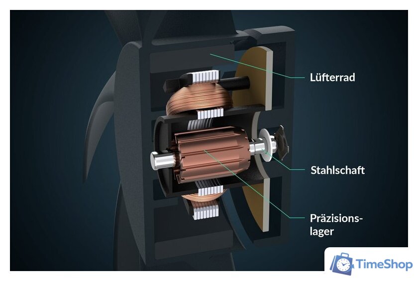 Вентилятор Arctic Summair 2Go AEBRZ00027A (black) - Изображение №12 — Интернет-магазин Time-Shop