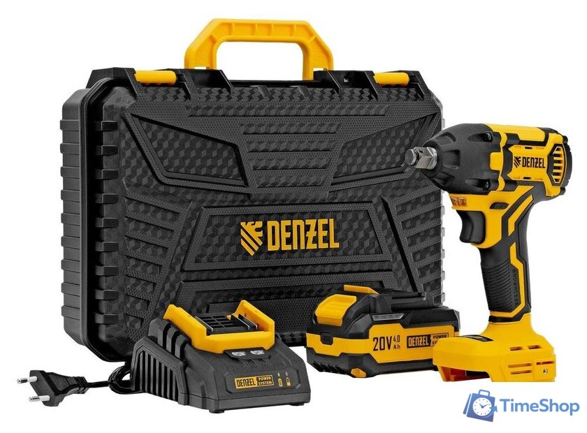 Гайковерт Denzel CIWH-BL-20-350 (с 1-им АКБ, кейс) - Изображение №1 — Интернет-магазин Time-Shop