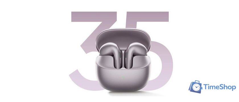 Наушники Xiaomi Buds 6 M2540E1 (сиреневый, международная версия) - Изображение №3 — Интернет-магазин Time-Shop