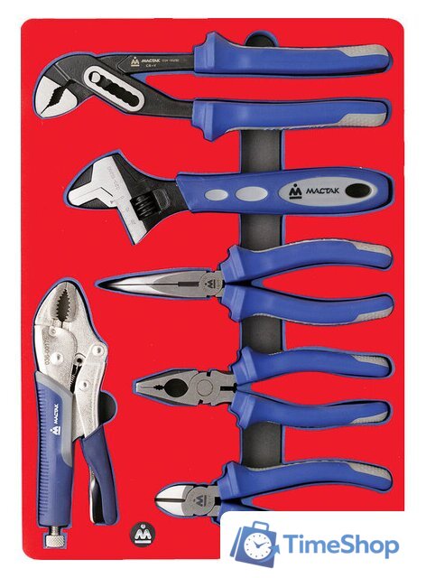 Набор пассатижей Мастак 5-3006 (6 предметов) - Изображение №1 — Интернет-магазин Time-Shop