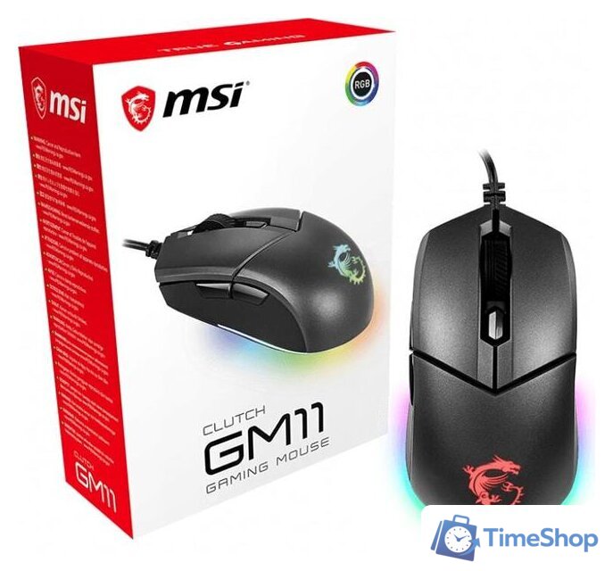 Игровая мышь MSI Clutch GM11 - Изображение №5 — Интернет-магазин Time-Shop
