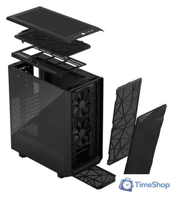Корпус Fractal Design Meshify 2 Compact Light Tempered Glass FD-C-MES2C-03 - Изображение №17 — Интернет-магазин Time-Shop