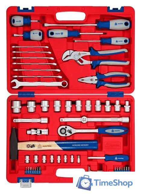 Универсальный набор инструментов Мастак 01-058C (58 предметов) - Изображение №3 — Интернет-магазин Time-Shop
