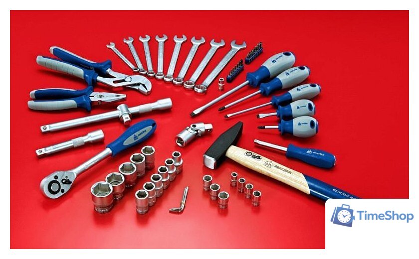 Универсальный набор инструментов Мастак 01-058C (58 предметов) - Изображение №5 — Интернет-магазин Time-Shop