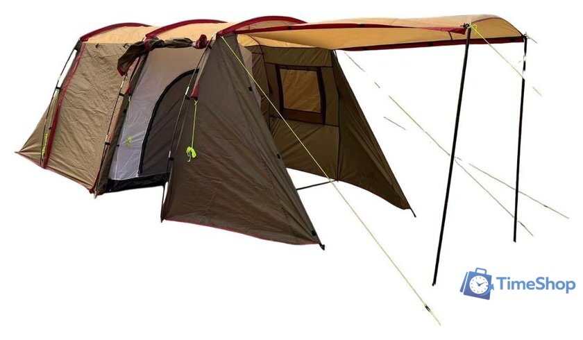 Кемпинговая палатка Sundays ZC-TT105-4 (серебристый/коричневый край) - Изображение №11 — Интернет-магазин Time-Shop