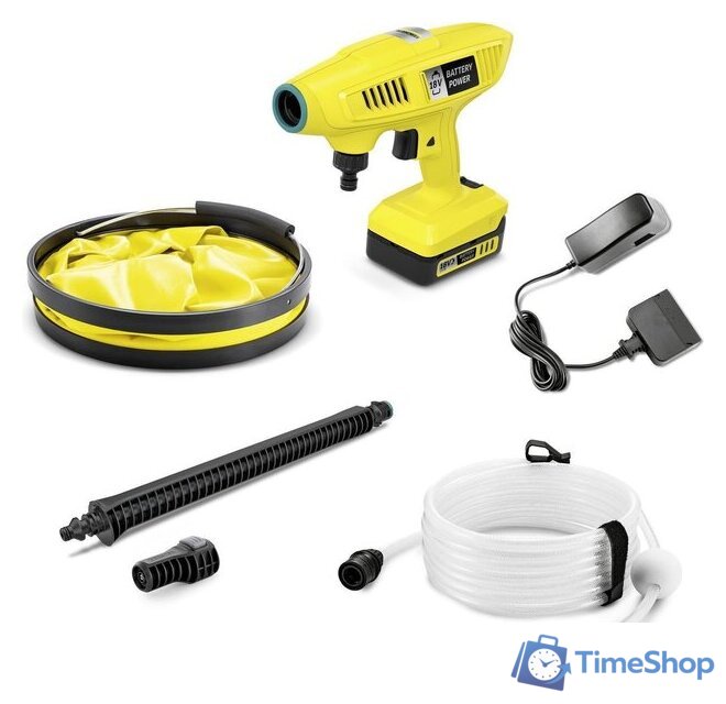 Мойка высокого давления Karcher KHB 4-18 Plus Battery Set 1.328-230.0 (с 1-им АКБ) - Изображение №1 — Интернет-магазин Time-Shop