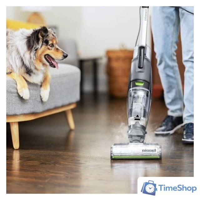 Вертикальный моющий пылесос Bissell CrossWave HydroSteam Pet Select 3527N - Изображение №2 — Интернет-магазин Time-Shop