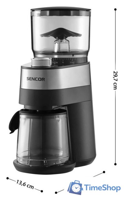 Электрическая кофемолка Sencor SCG 5060BK - Изображение №3 — Интернет-магазин Time-Shop