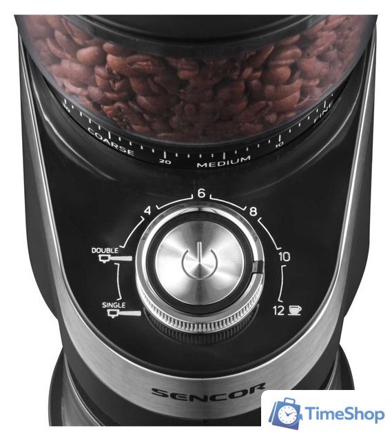 Электрическая кофемолка Sencor SCG 5060BK - Изображение №6 — Интернет-магазин Time-Shop