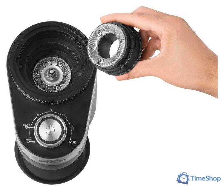 Электрическая кофемолка Sencor SCG 5060BK - Изображение №7 — Интернет-магазин Time-Shop