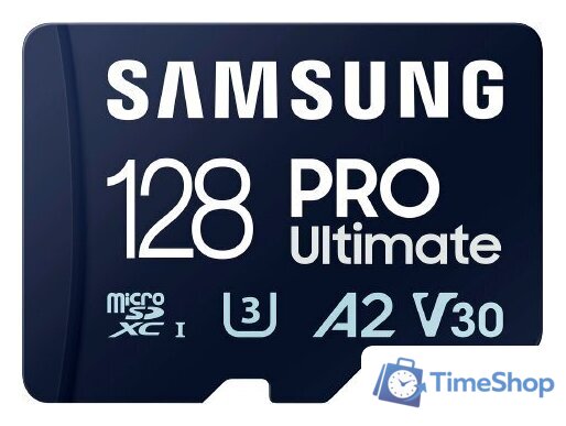 Карта памяти Samsung PRO Ultimate microSDXC 128GB (с адаптером) - Изображение №1 — Интернет-магазин Time-Shop