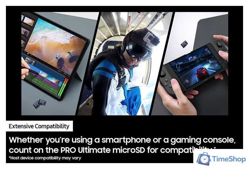 Карта памяти Samsung PRO Ultimate microSDXC 128GB (с адаптером) - Изображение №4 — Интернет-магазин Time-Shop