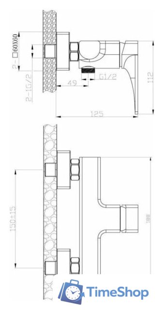 Смеситель AV Engineering AVDAR3-51004 - Изображение №5 — Интернет-магазин Time-Shop