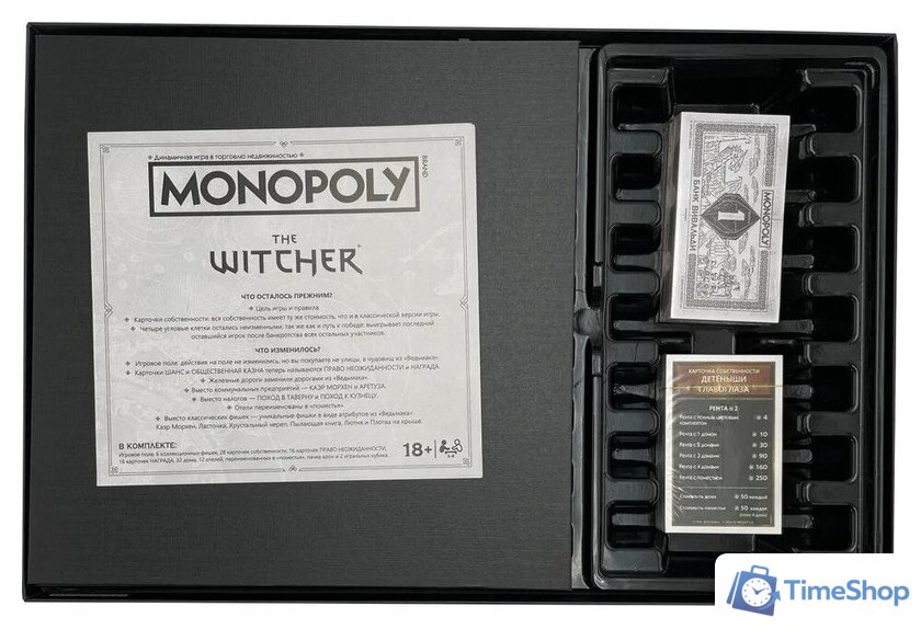 Настольная игра Hasbro Монополия. Ведьмак (The Witcher) - Изображение №8 — Интернет-магазин Time-Shop
