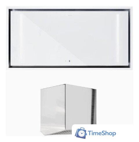 Кухонная вытяжка Globalo Zenara 100.1 White + Turbina TZ 1.1 - Изображение №2 — Интернет-магазин Time-Shop