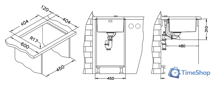 Кухонная мойка Alveus Kombino 30 [1100235] - Изображение №4 — Интернет-магазин Time-Shop