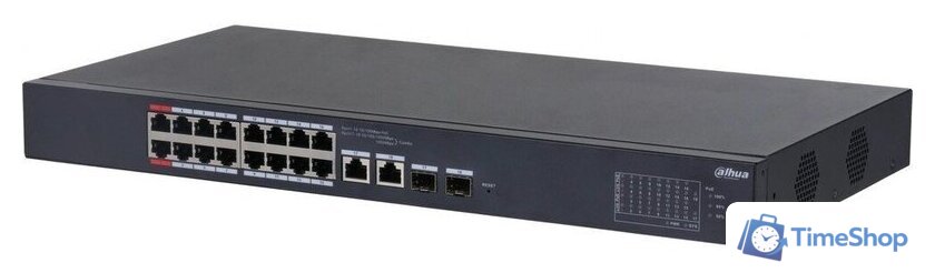 Управляемый коммутатор 2-го уровня Dahua DH-CS4218-16ET-240 - Изображение №2 — Интернет-магазин Time-Shop